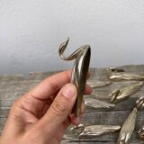 12 duck knife holders in silver metal