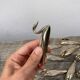 12 duck knife holders in silver metal