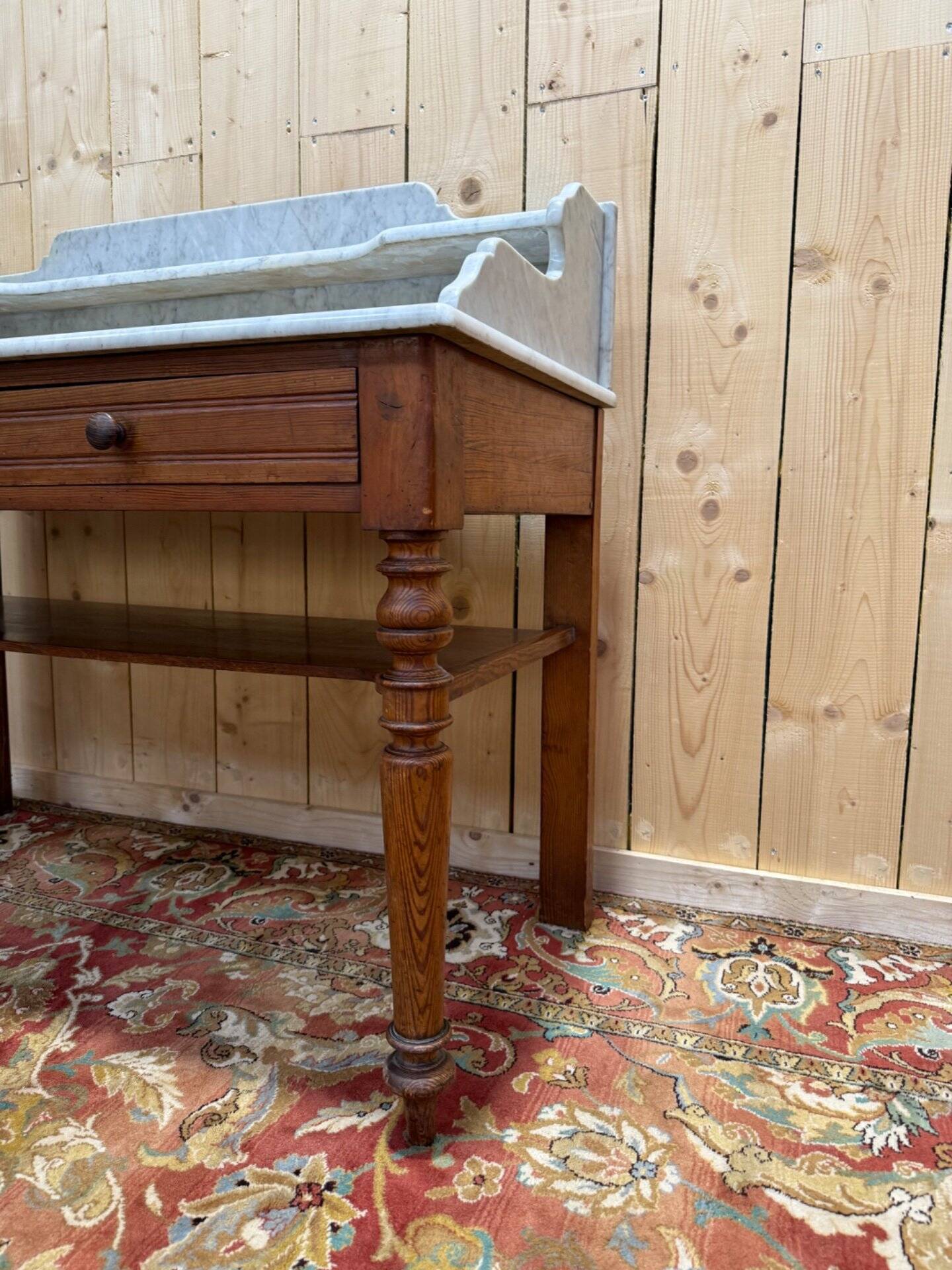 Grande table de toilette ou coiffeuse Louis Philippe