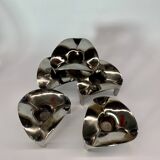 Stackable Candleholder set of 5, Germany 1970s