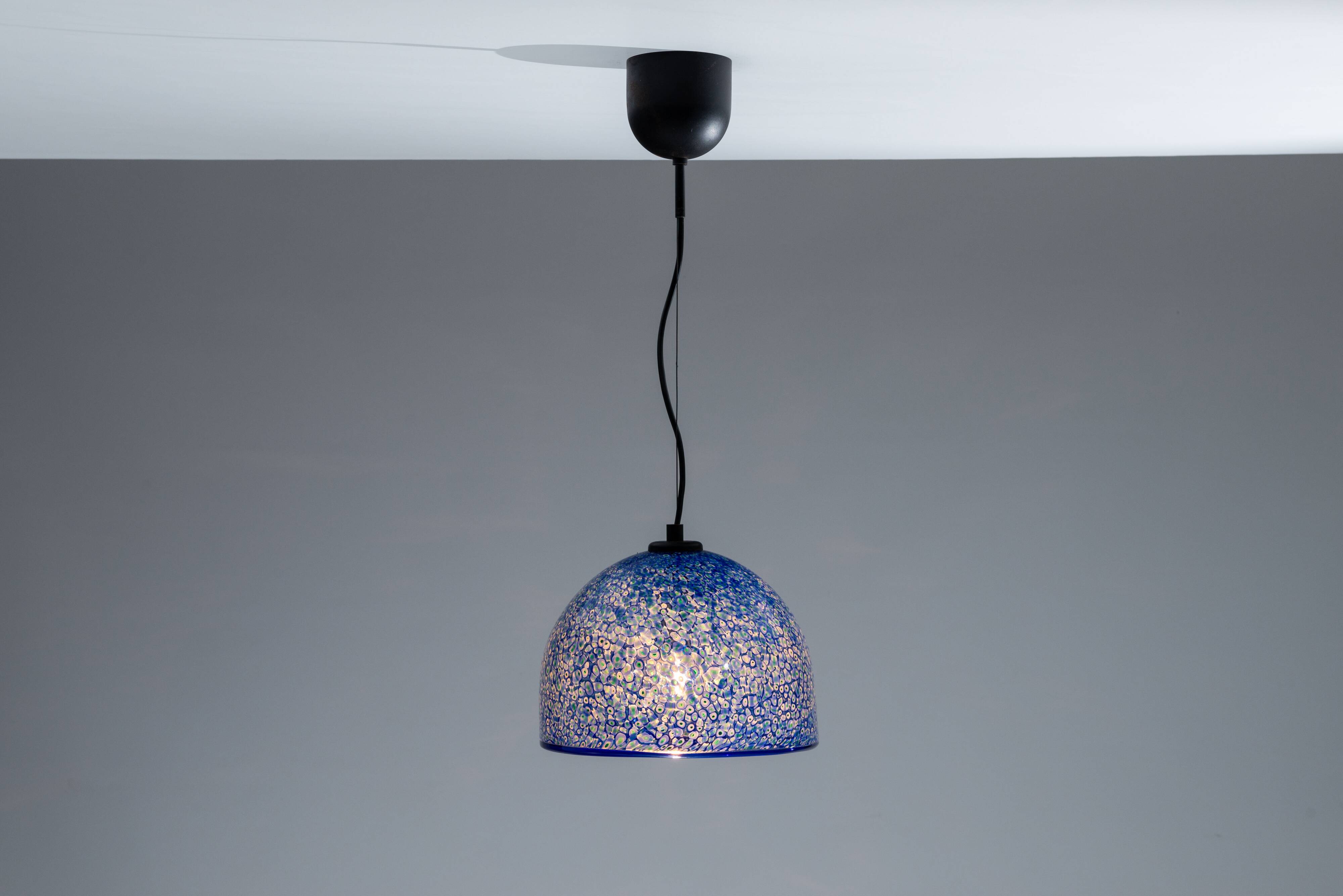 Gae Aulenti ‘‘Neverrino’’ pendant by Vistosi, Italy, 1970s