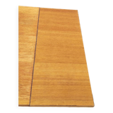 70' wood and chrome kitchen table