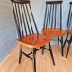Set of 4 scandinavian teak chairs 60s