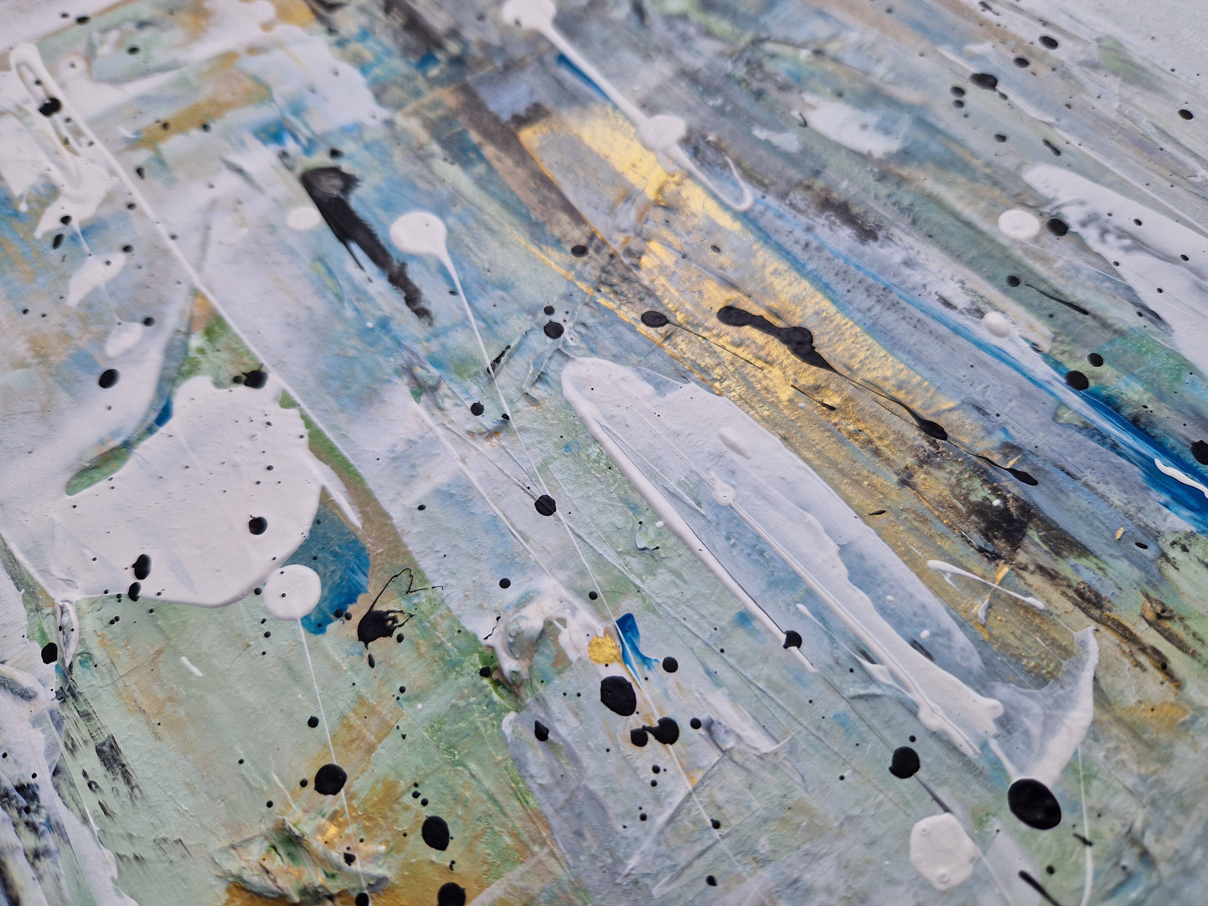Abstract painting table
