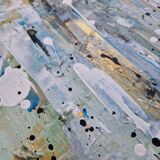 Abstract painting table