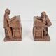 Resin Teacher and Student Bookends from Henzo, 1950s, Set of 2