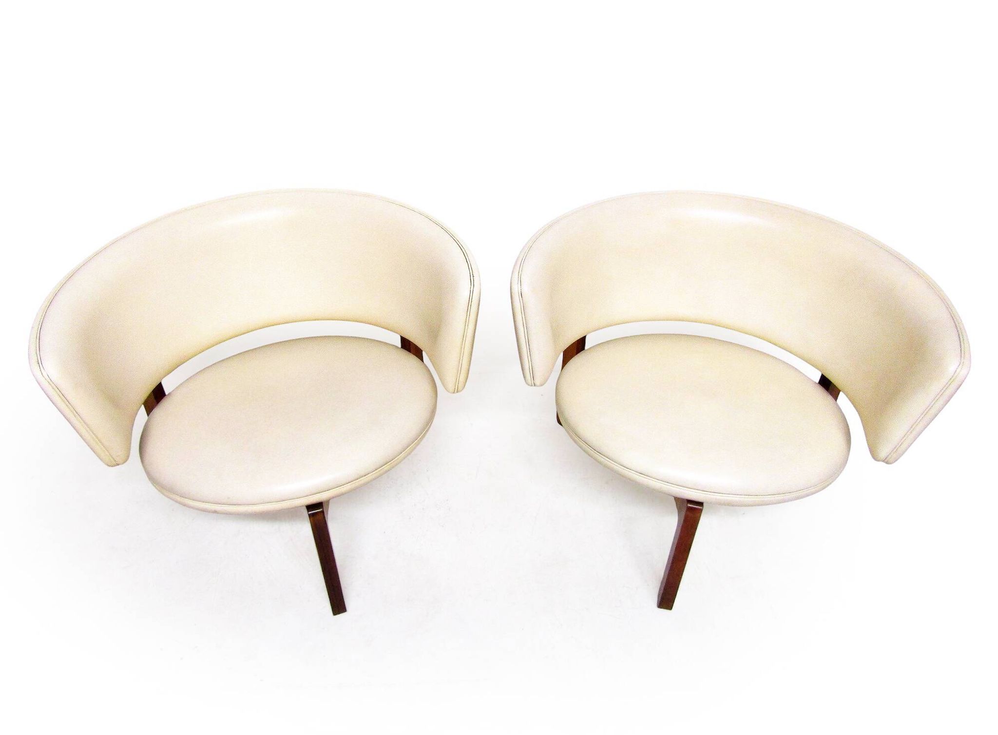 Two 1960s Danish Lounge Chairs In Rosewood By Sven Ellekaer