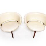 Two 1960s Danish Lounge Chairs In Rosewood By Sven Ellekaer