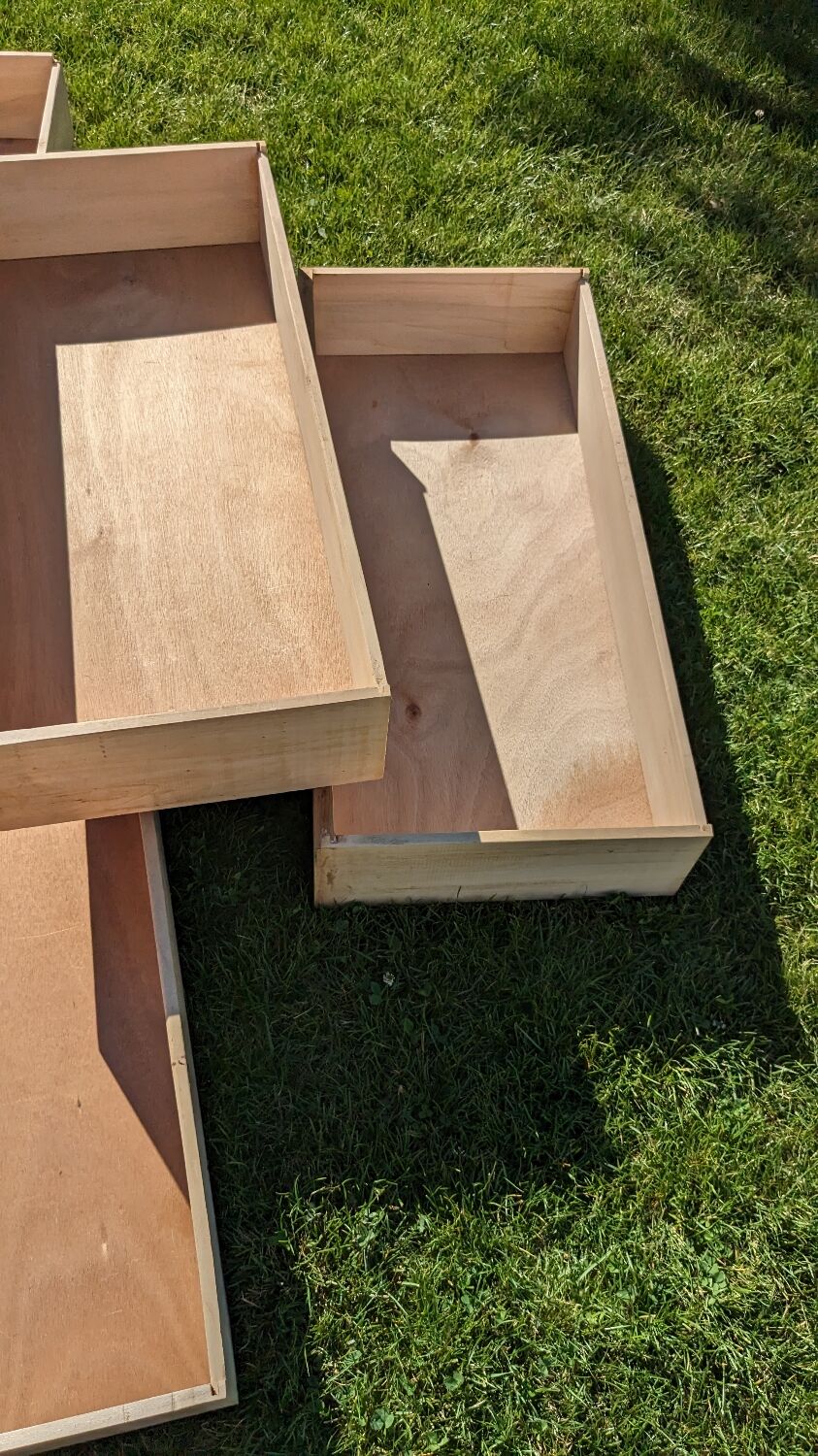Commode pieds compas vintage