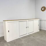 1950s oak countertop sideboard