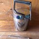 Old seau with glacons elfi with cove & chrome metal clamp