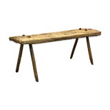 Rustic "wabi-sabi" bench
