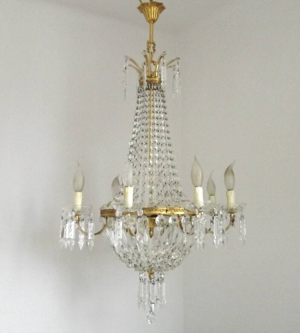 Lustre balloon 8 arms 12 lights