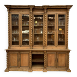 Oak apothecary cabinet, 19th century.