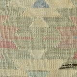 3x10 Cream & Brown Vintage Kilim Runner Rug, 81x306Cm