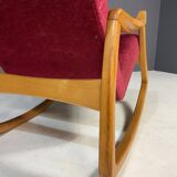 Mid-Century Bentwood Rocking Chair by TON, Czechoslovakia, 1960s