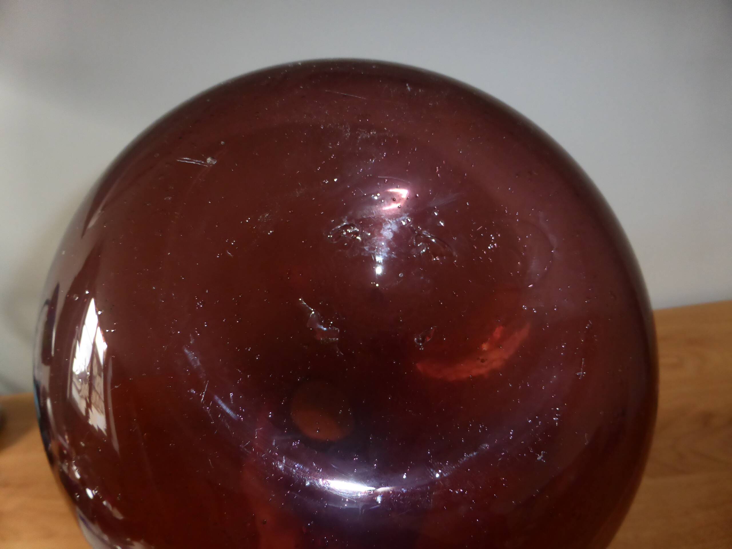 Vintage blown glass vase 240530