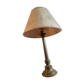 Large 70's brass lamp