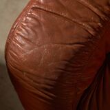 Fauteuil en cuir années 1970