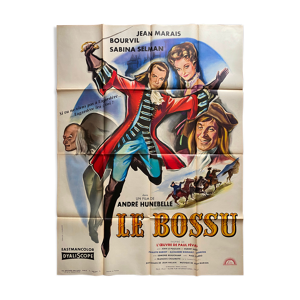 Affiche cinéma Le Bossu - jean marais
