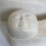 Pair of stone book clamts