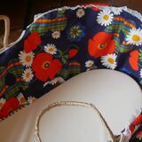 Wicker baby bassinet