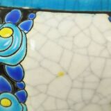 Vase Pot de Fleurs Polychrome Catteau Boch Keramis Art Déco ca. 1922