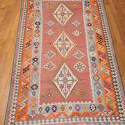 Oriental Kilim Rug Shiraz Gashgai Antique: 1.50 X 2.85 Metres