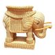 Éléphant en rotin années 70