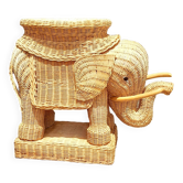Rattan elephant from the 70s