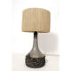Lampe en terre chamotté et grès, Erik Glud, 1960-1970