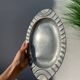 Pewter dish 1900 signed Alice and Eugène Chanal