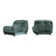 Set Mimo padova Nuvolone lounge chairs- Rino Maturi , Italy 1970s
