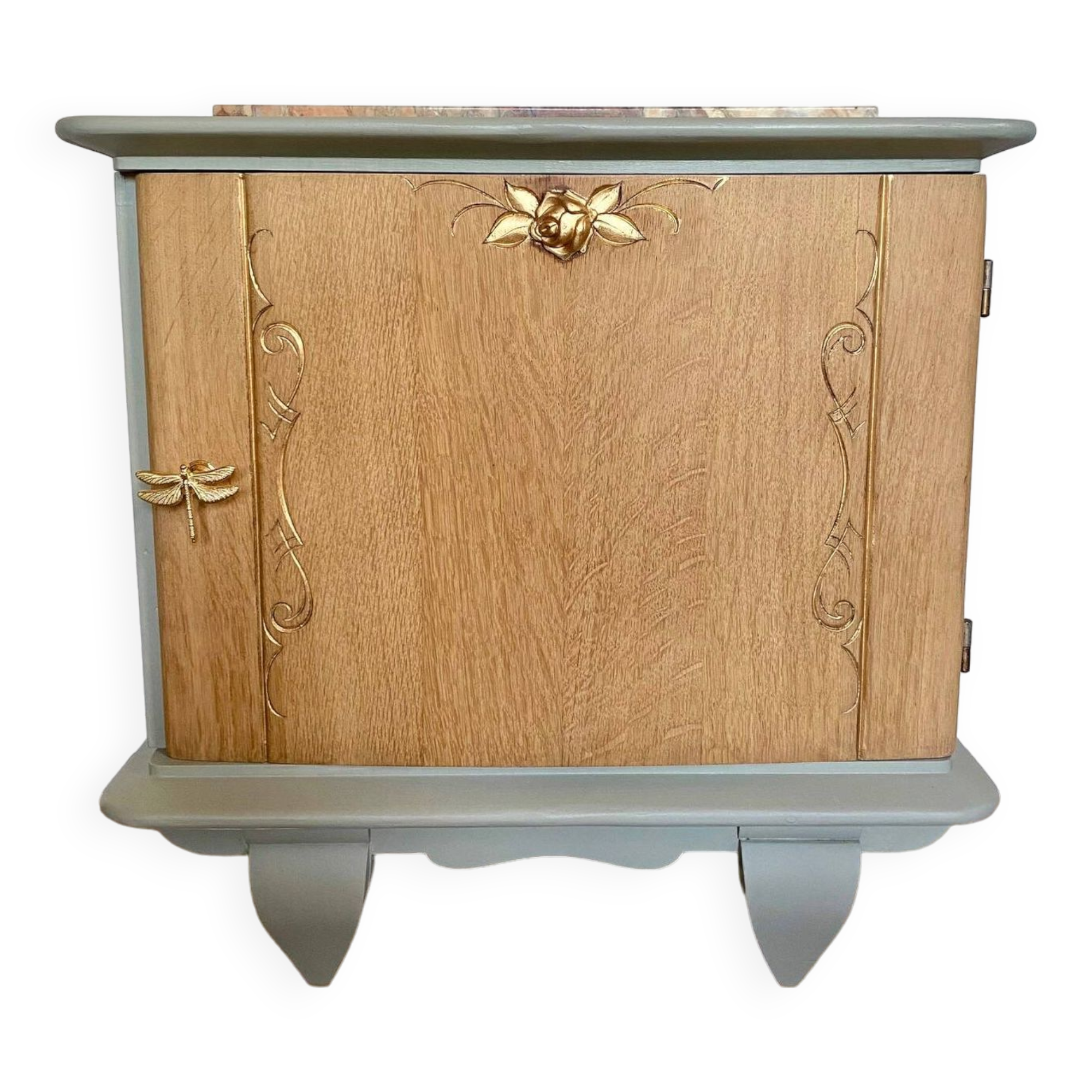Revamped Art Deco bedside table