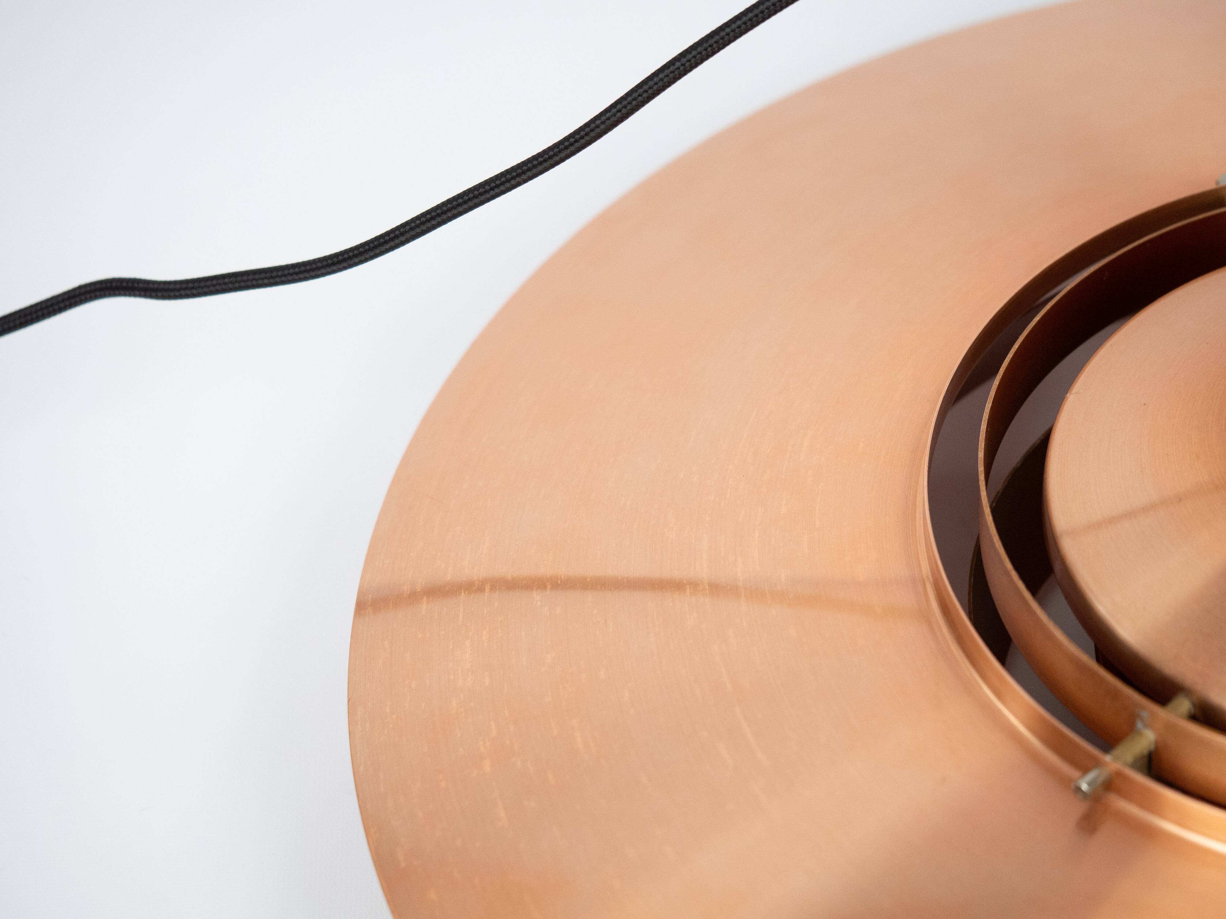 Danish vintage P376 pendant lamp by Fabricius and Kastholm. Nordisk Solar,