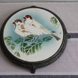 Antique ceramic trivet