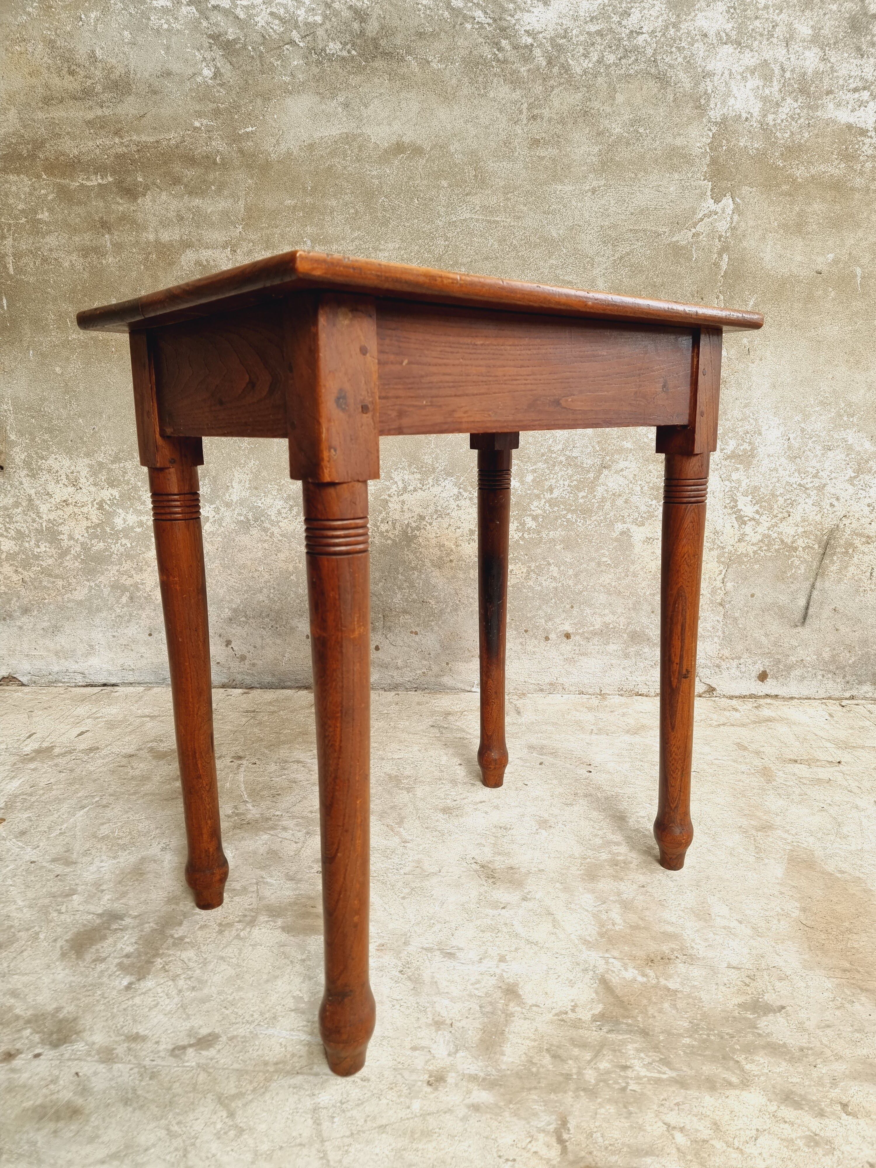 Antique table side table or small desk table