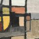 Original Swedish Oil on Canvas – “Abstract Composition” – Signed – Dated 1959 – Vintage & Framed – 77 × 35 cm