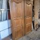 Pair of 19th-century oak cupboard doors