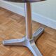Vintage aluminium bistro table, 70 cm