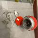 Red Italian Eye Ball Table Lamps 1970’s