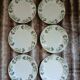 6 antique flat plates U&C Sarreguemines