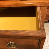 Small secretary English donkey back office Madame 3 drawers