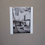 Vintage black & white photo to frame paper edition