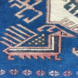 Traditional Turkoman Oriental Hand Made Rug 180x122cm boho