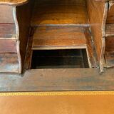 Ancien bureau dos d’âne pente marqueterie