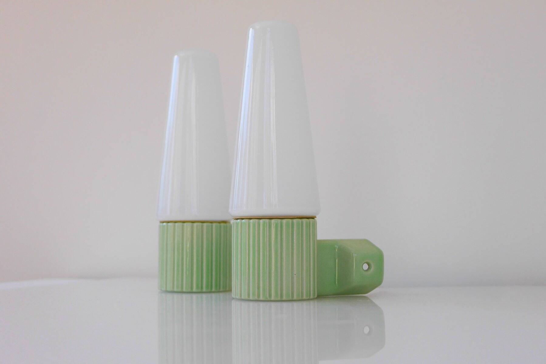 Wall sconces by Hans-Agne Jakobsson for Ifö, 1965, set of 2
