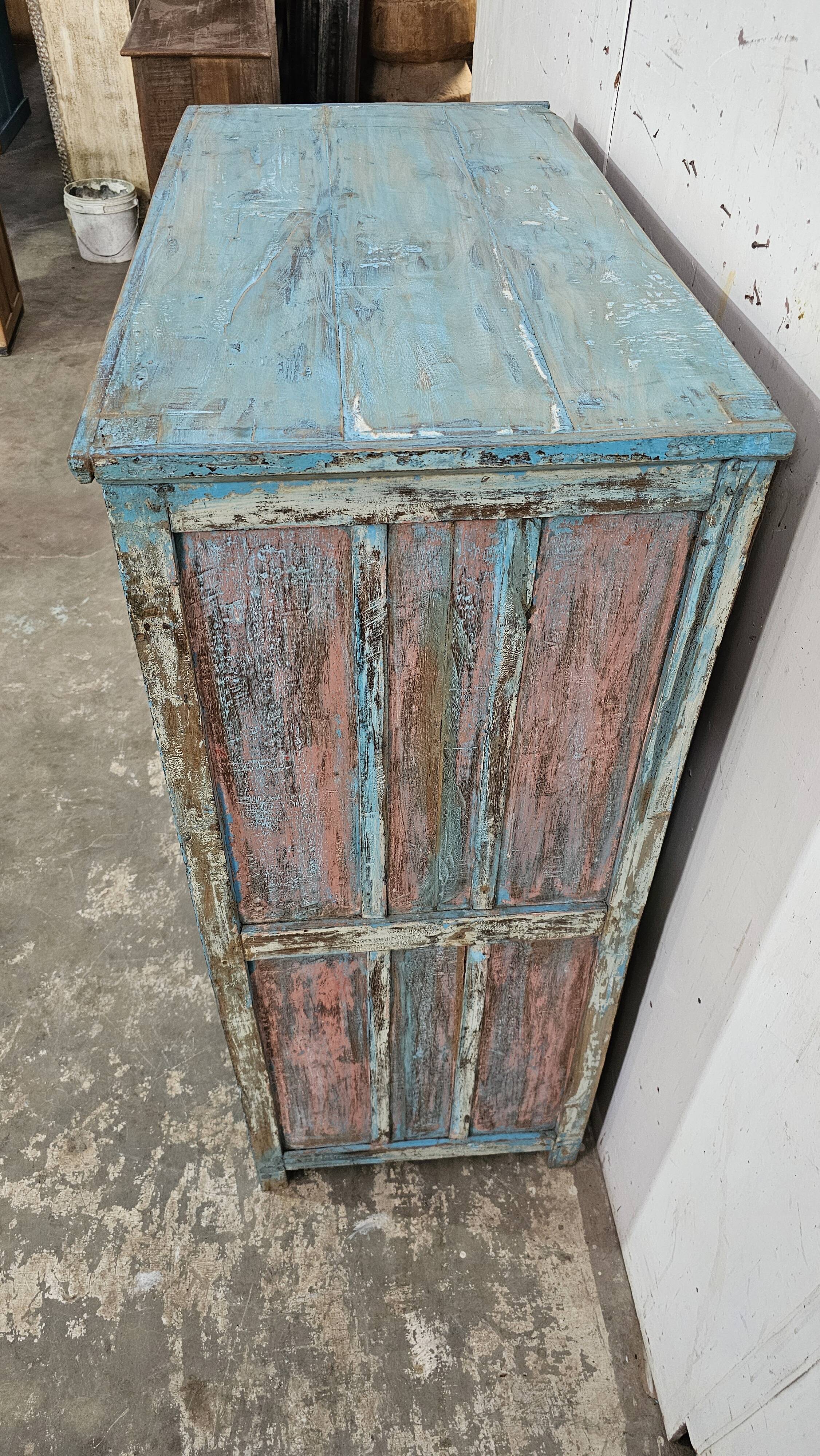 Antique teak sideboard from Burma