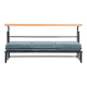 Brown & Blue Bauhaus Sofa, Czechia, 1930s