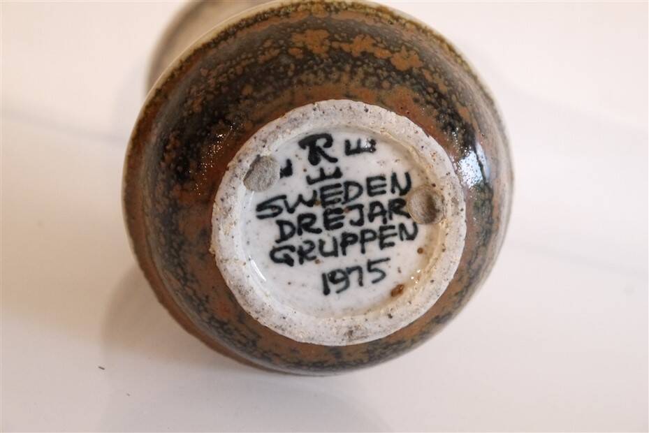 Swedish ceramic vase from Rorstrand 1960